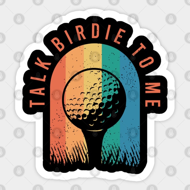 Funny Golf Clothing For A Golf Player Sticker by AlleyField